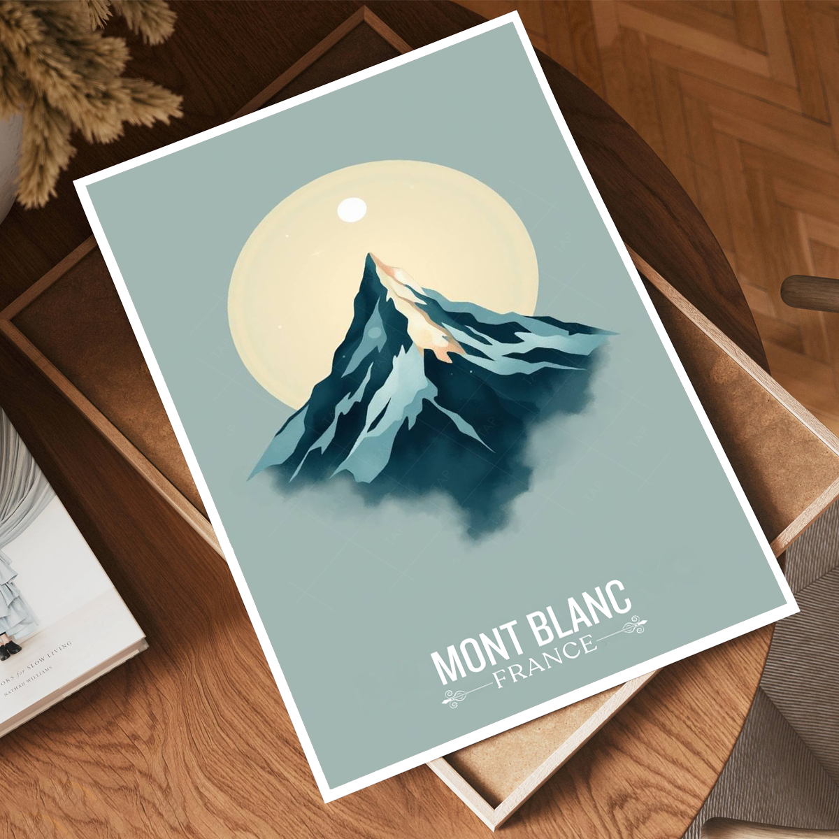 Chamouni - France - Travel Art Wall Deco Poster - Art Print - Travel Art Poster