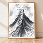 The White Lady Chamonix - France - Travel Art Wall Deco Poster - Art Print - Travel Art Poster