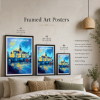 Château des Dames - France - Travel Art Wall Deco Poster - Art Print - Travel Art Poster