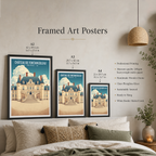 Château de Fontainebleau - France - Travel Art Wall Deco Poster - Art Print - Travel Art Poster