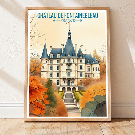 French Vatican - France - Travel Art Wall Deco Poster - Art Print - Travel Art Poster