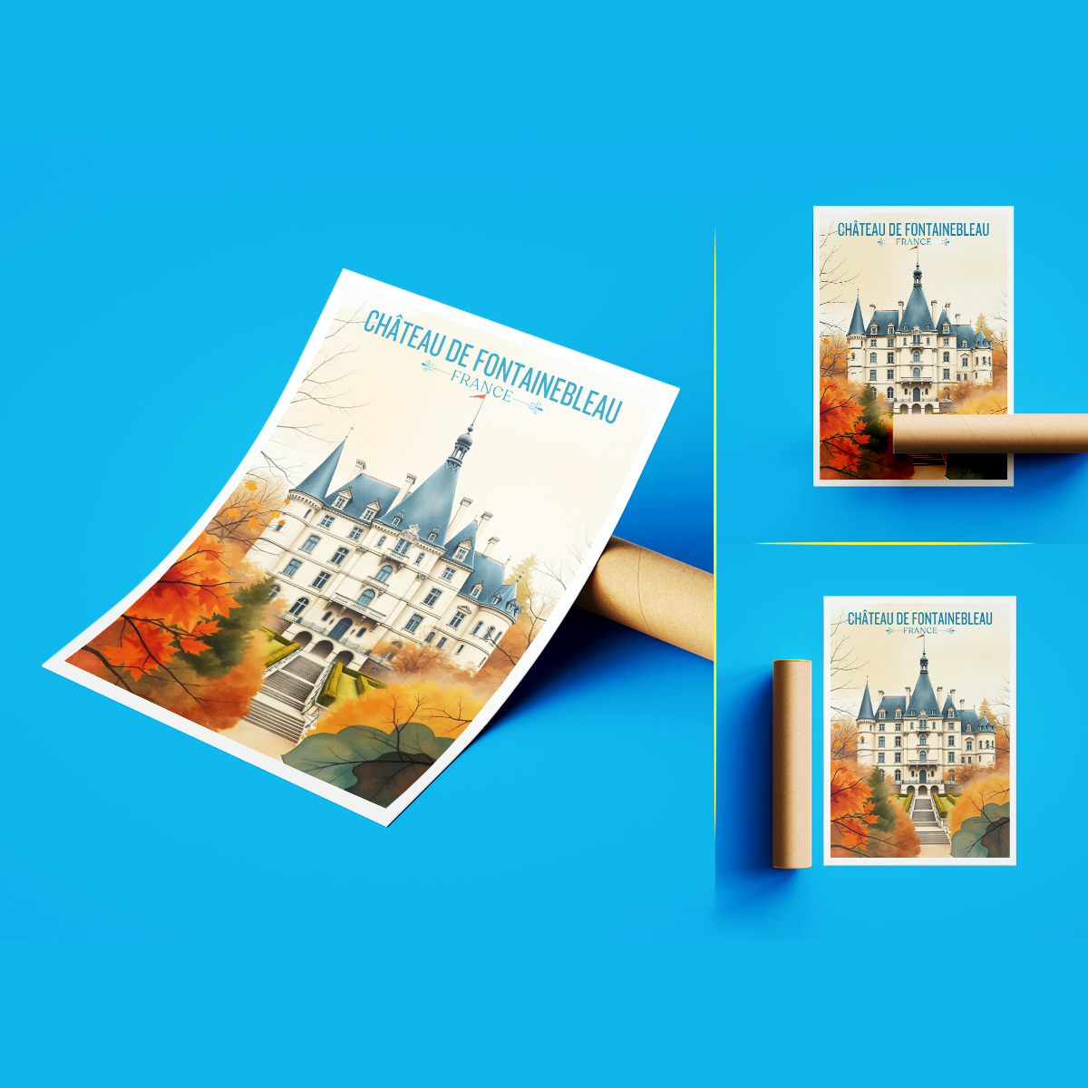French Vatican - France - Travel Art Wall Deco Poster - Art Print - Travel Art Poster