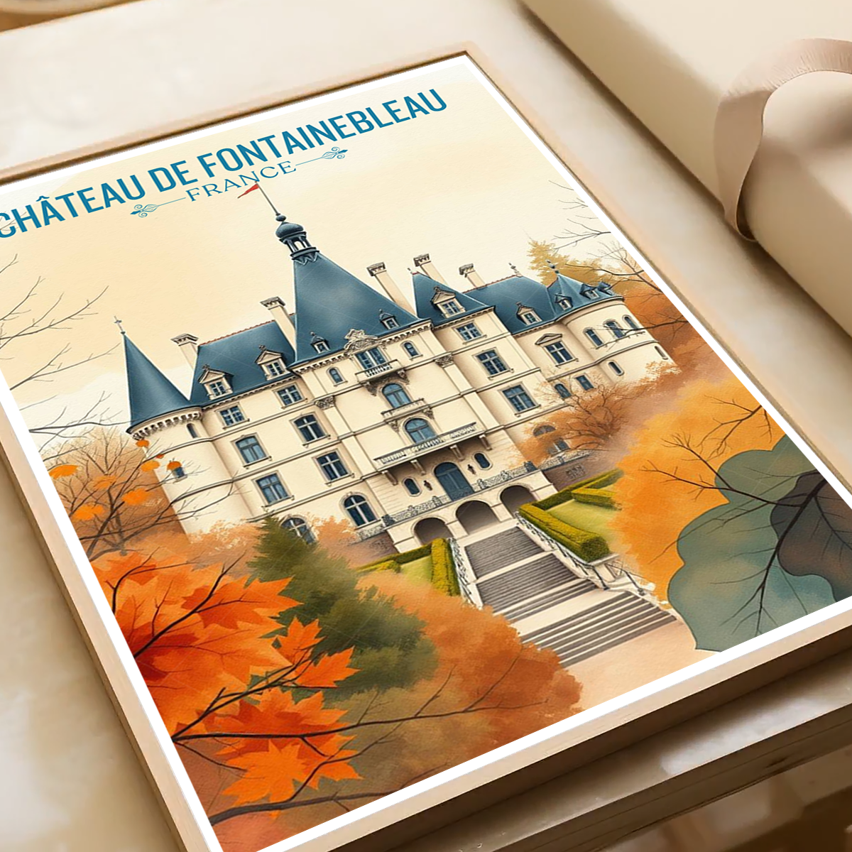 French Vatican - France - Travel Art Wall Deco Poster - Art Print - Travel Art Poster
