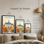 French Vatican - France - Travel Art Wall Deco Poster - Art Print - Travel Art Poster