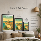 French Riviera - France - Travel Art Wall Deco Poster - Art Print - Travel Art Poster