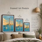 Île Vierge - France - Travel Art Wall Deco Poster - Art Print - Travel Art Poster