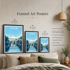 Le Pont du Gard - France - Travel Art Wall Deco Poster - Art Print - Travel Art Poster