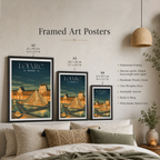 Louvre - France - Travel Art Wall Deco Poster - Art Print - Travel Art Poster