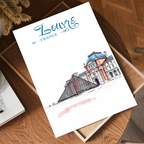 Musée Napoléon - France - Travel Art Wall Deco Poster - Art Print - Travel Art Poster
