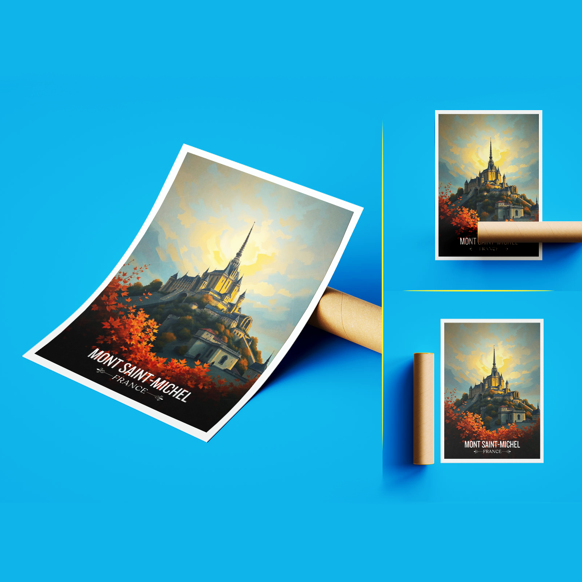 Bastille of the Seas - France - Travel Art Wall Deco Poster - Art Print - Travel Art Poster