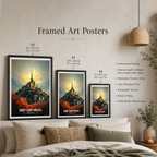 Bastille of the Seas - France - Travel Art Wall Deco Poster - Art Print - Travel Art Poster