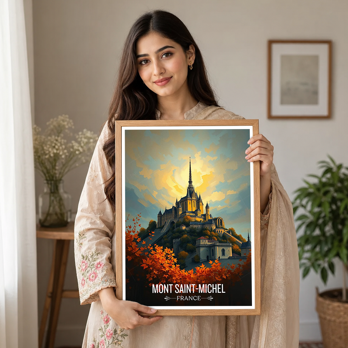 Bastille of the Seas - France - Travel Art Wall Deco Poster - Art Print - Travel Art Poster