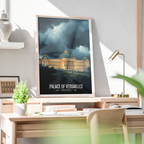 Palace of Versailles - France - Travel Art Wall Deco Poster - Art Print - Travel Art Poster