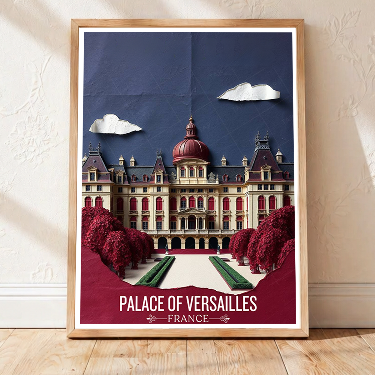 Château de Versailles - France - Travel Art Wall Deco Poster - Art Print - Travel Art Poster