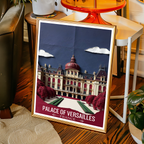 Château de Versailles - France - Travel Art Wall Deco Poster - Art Print - Travel Art Poster