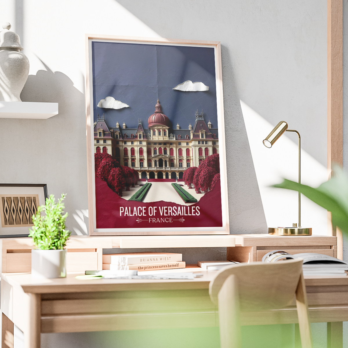 Château de Versailles - France - Travel Art Wall Deco Poster - Art Print - Travel Art Poster