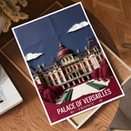 Château de Versailles - France - Travel Art Wall Deco Poster - Art Print - Travel Art Poster