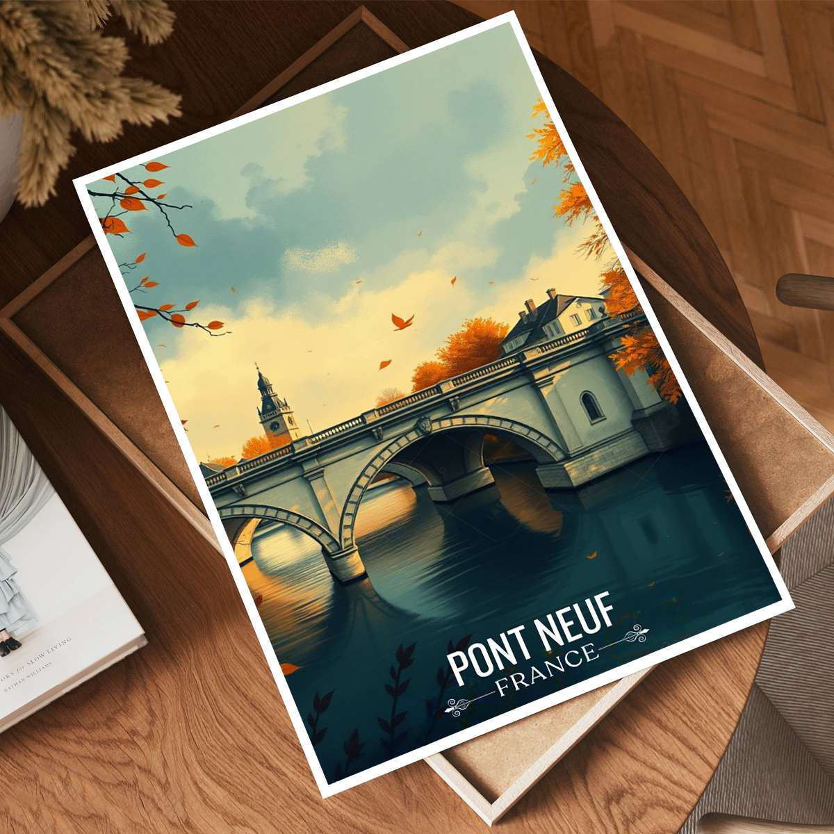 Pont Neuf - France - Travel Art Wall Deco Poster - Art Print - Travel Art Poster