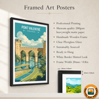 Valentré Bridge - France - Travel Art Wall Deco Poste - Art Print - Travel Art Poster
