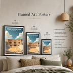 Roman Theatre in Orange - France - Travel Art Wall Deco Poste - Art Print - Travel Art Poster
