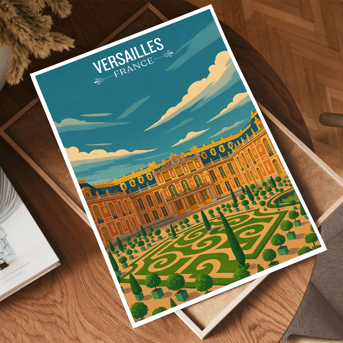 Versailles - France - Travel Art Wall Deco Poster - Art Print - Travel Art Poster