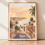 Banjul - Gambia - Travel Wall Poster Print Home Deco | Modern Style - Travel Art Poster Print