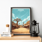 Serekunda - Gambia - Travel Wall Poster Print Home Deco | Modern Style - Travel Art Poster Print