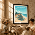 Tanji - Gambia - Travel Wall Poster Print Home Deco | Modern Style - Travel Art Poster Print