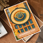 Astronomical Clock - Batumi - Georgia - Travel Wall Art Print - Art Print - Travel Art Poster