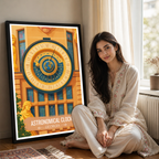 Astronomical Clock - Batumi - Georgia - Travel Wall Art Print - Art Print - Travel Art Poster