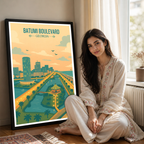 Batumi Boulevard - Georgia - Travel Wall Art Print - Art Print - Travel Art Poster