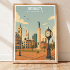 Batumi City - Georgia - Travel Wall Art Print - Art Print - Travel Art Poster