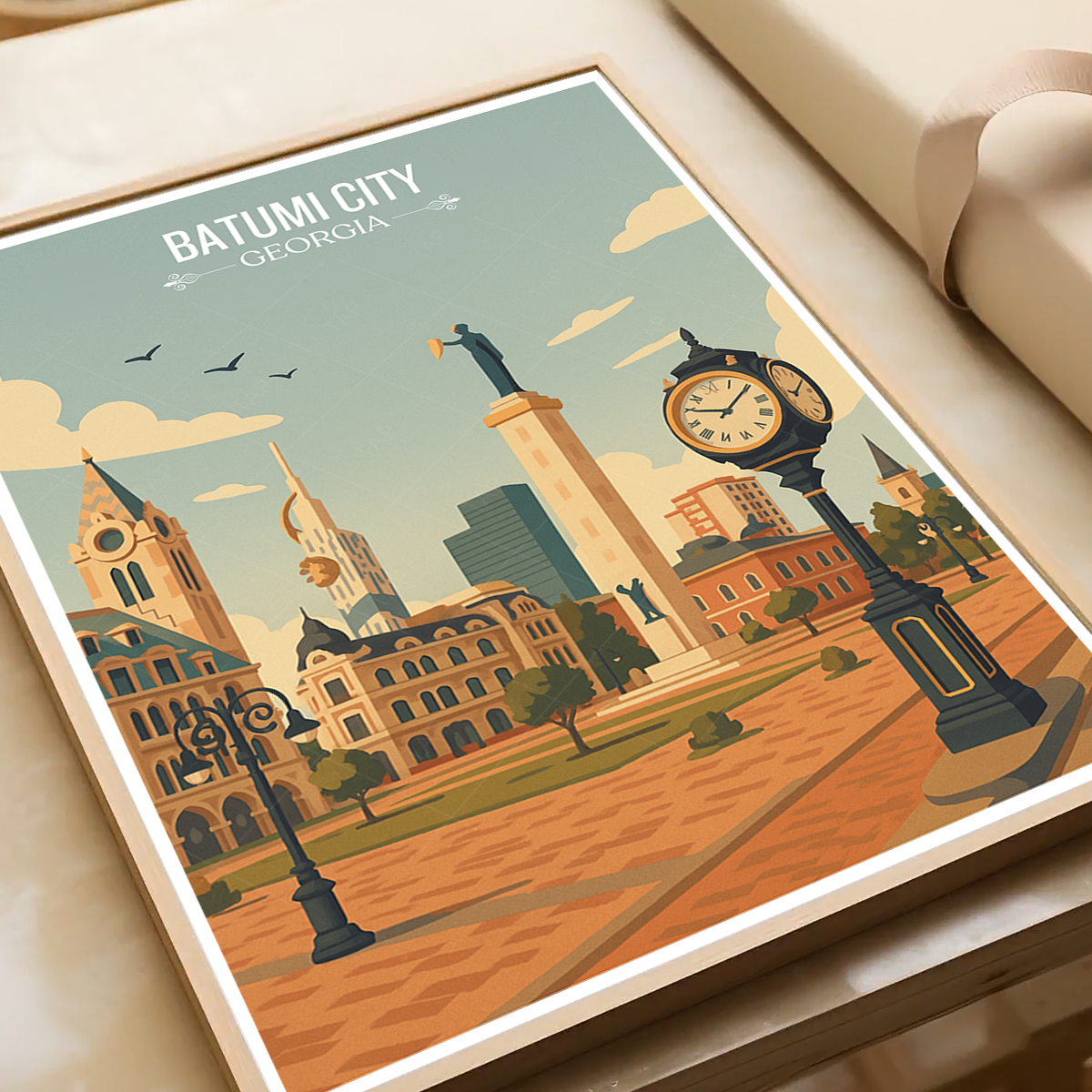 Batumi City - Georgia - Travel Wall Art Print - Art Print - Travel Art Poster