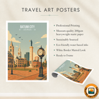 Batumi City - Georgia - Travel Wall Art Print - Art Print - Travel Art Poster