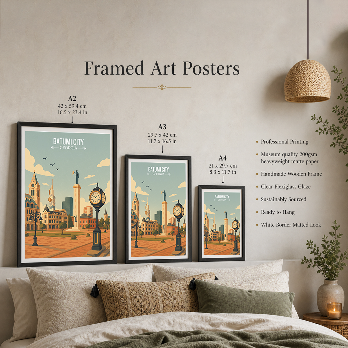 Batumi City - Georgia - Travel Wall Art Print - Art Print - Travel Art Poster