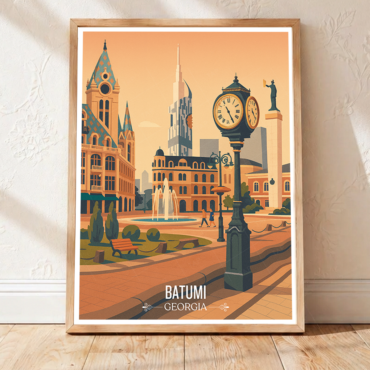 Batumi - Georgia - Travel Wall Art Print - Art Print - Travel Art Poster