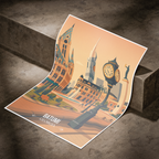 Batumi - Georgia - Travel Wall Art Print - Art Print - Travel Art Poster
