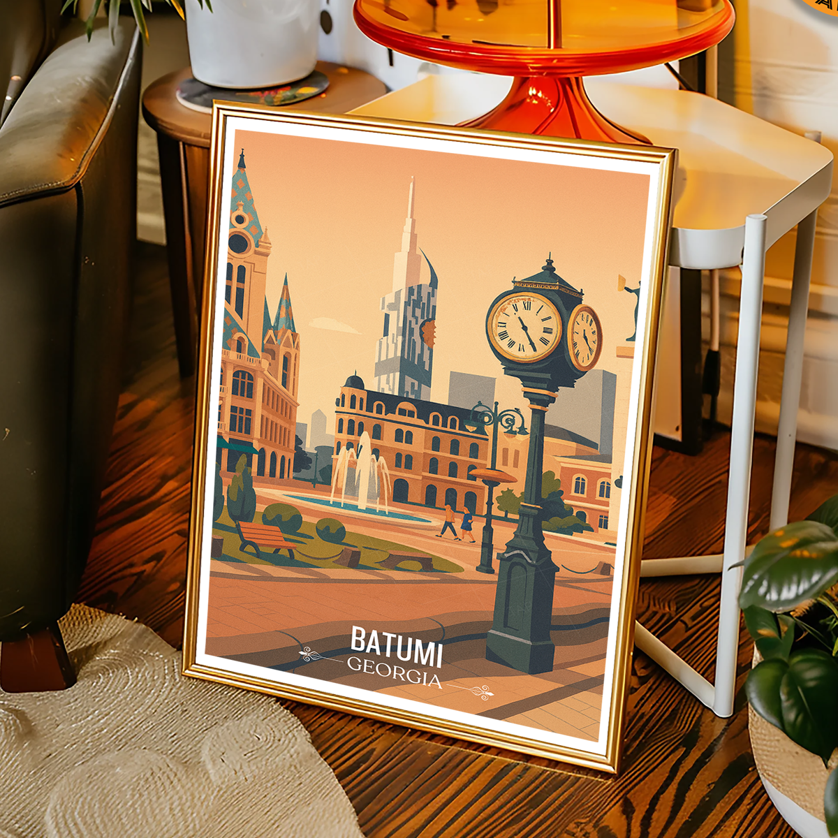 Batumi - Georgia - Travel Wall Art Print - Art Print - Travel Art Poster