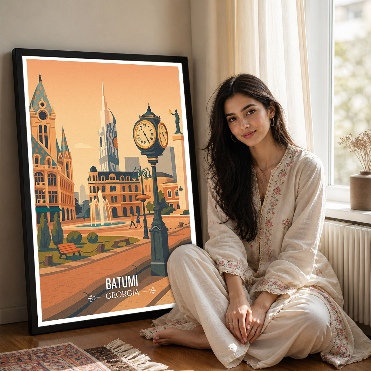 Batumi - Georgia - Travel Wall Art Print - Art Print - Travel Art Poster