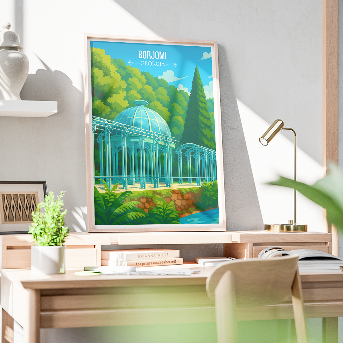 Borjomi City - Georgia - Travel Wall Art Print - Art Print - Travel Art Poster