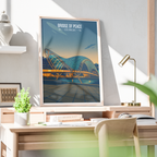 Bridge of Peace - Georgia - Travel Wall Art Print - Art Print - Travel Art Poster