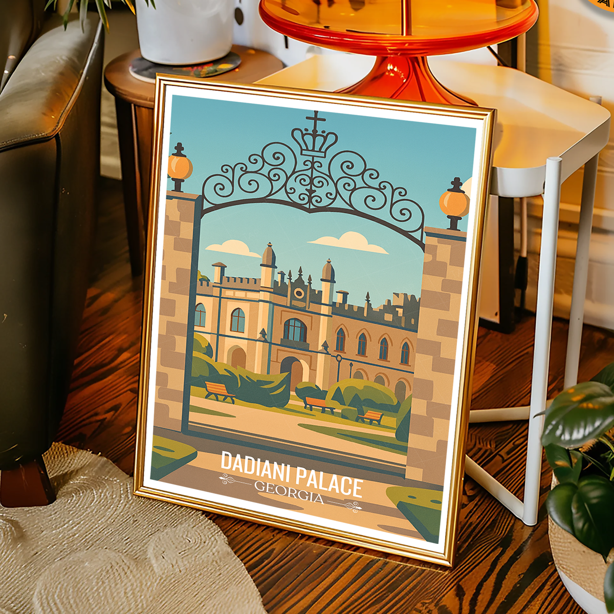 Dadiani Palace - Georgia - Travel Wall Art Print - Art Print - Travel Art Poster