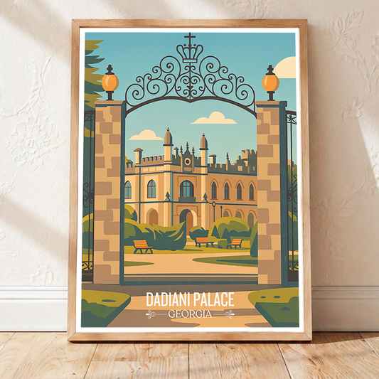 Dadiani Palace - Georgia - Travel Wall Art Print - Art Print - Travel Art Poster