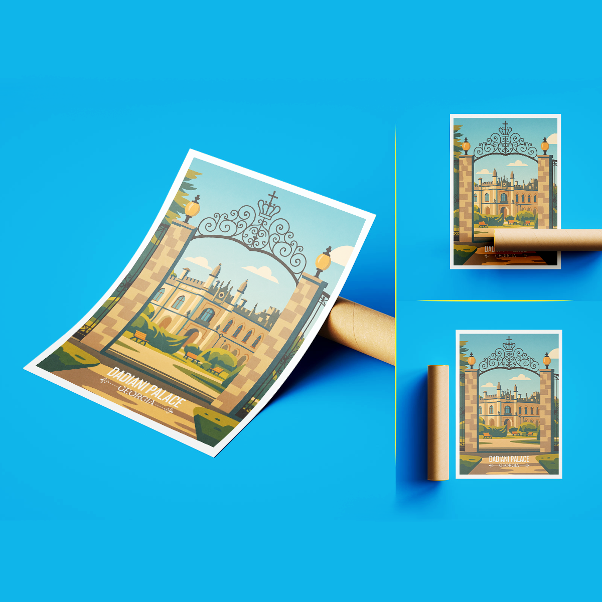 Dadiani Palace - Georgia - Travel Wall Art Print - Art Print - Travel Art Poster