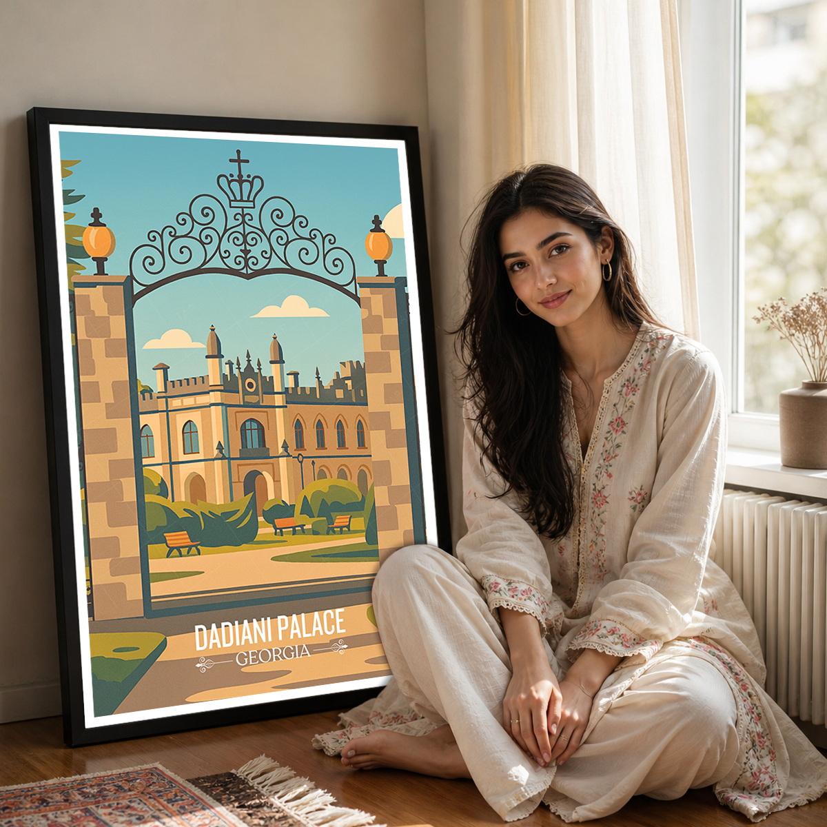Dadiani Palace - Georgia - Travel Wall Art Print - Art Print - Travel Art Poster