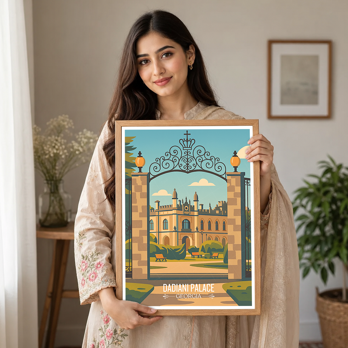 Dadiani Palace - Georgia - Travel Wall Art Print - Art Print - Travel Art Poster