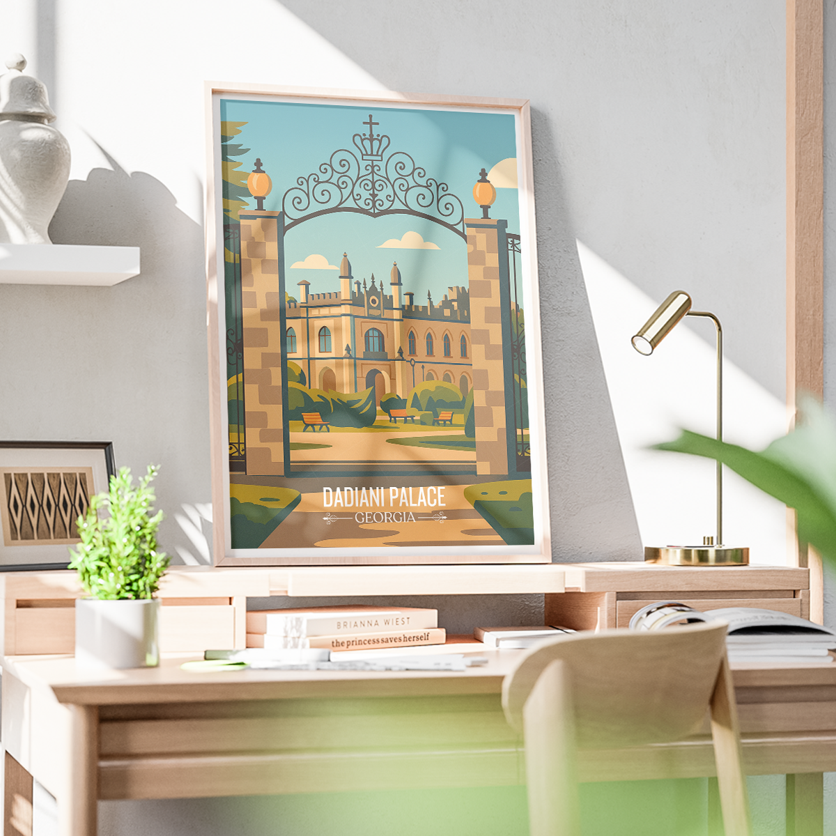 Dadiani Palace - Georgia - Travel Wall Art Print - Art Print - Travel Art Poster