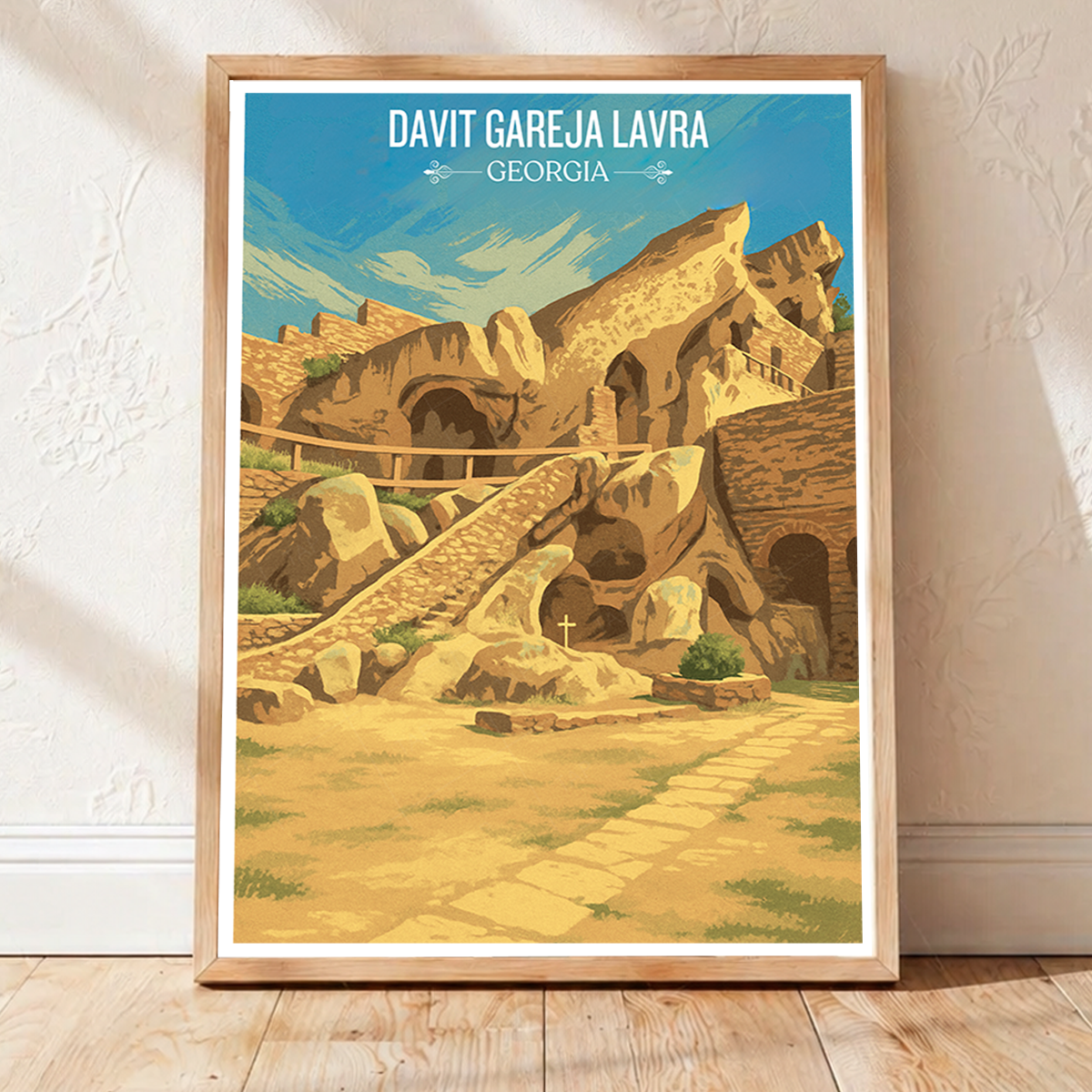 Davit Gareja Lavra – Georgia - Travel Wall Art Print - Art Print - Travel Art Poster