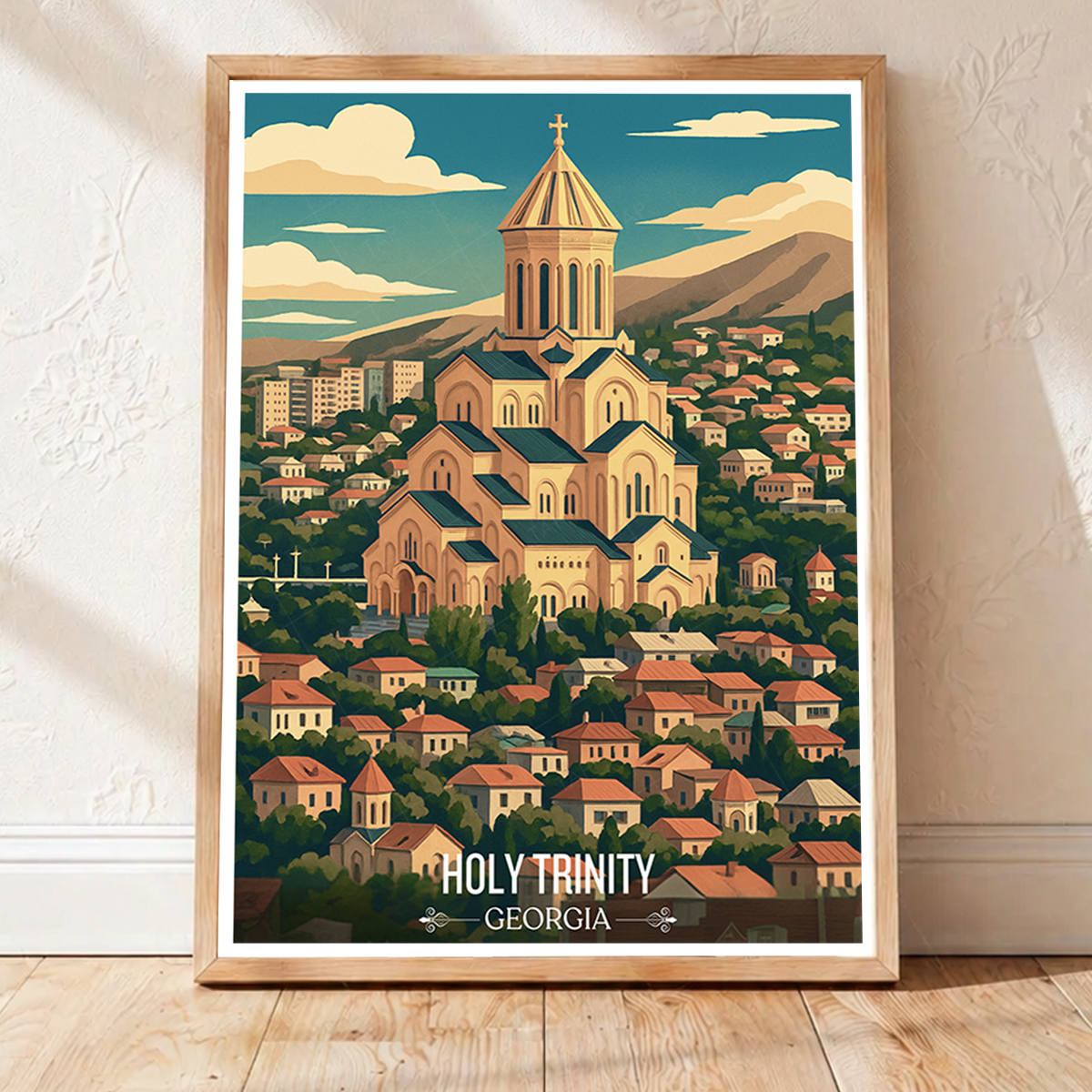 Holy Trinity Cathedral – Tbilisi - Georgia - Travel Wall Art Print - Art Print - Travel Art Poster