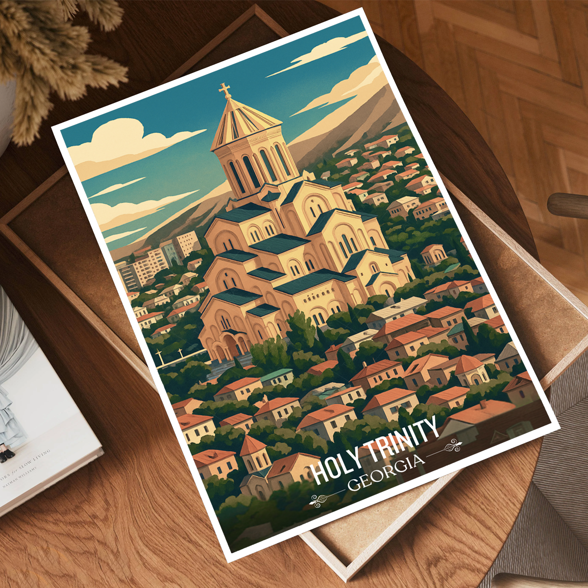 Holy Trinity Cathedral – Tbilisi - Georgia - Travel Wall Art Print - Art Print - Travel Art Poster
